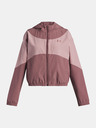 Under Armour Mädchen Jacke Under Armour UA Rival Woven HD Jacke-BRN