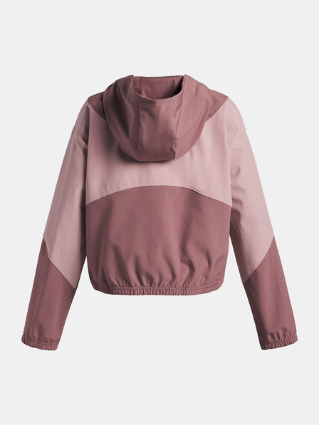 Under Armour Mädchen Jacke Under Armour UA Rival Woven HD Jacke-BRN