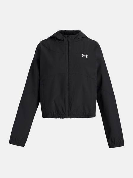 Under Armour Mädchen Jacke Under Armour UA Rival Woven HD Jacke-BLK