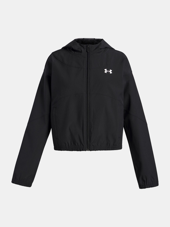 Under Armour Mädchen Jacke Under Armour UA Rival Woven HD Jacke-BLK