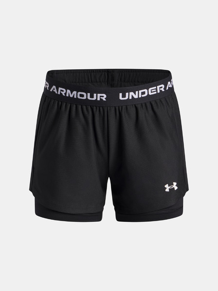 Under Armour Mädchen Shorts Under Armour UA Tech Play Up 2n1 Short-BLK