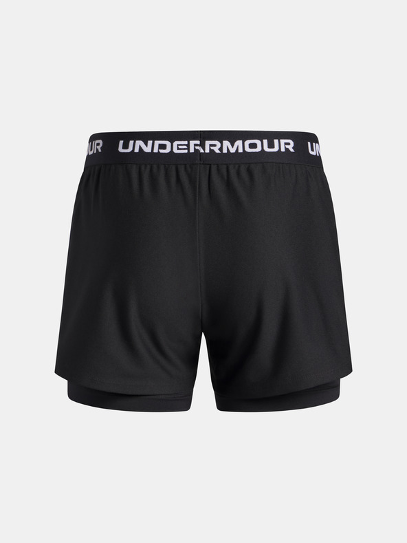 Under Armour Mädchen Shorts Under Armour UA Tech Play Up 2n1 Short-BLK