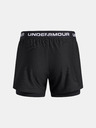 Under Armour Mädchen Shorts Under Armour UA Tech Play Up 2n1 Short-BLK