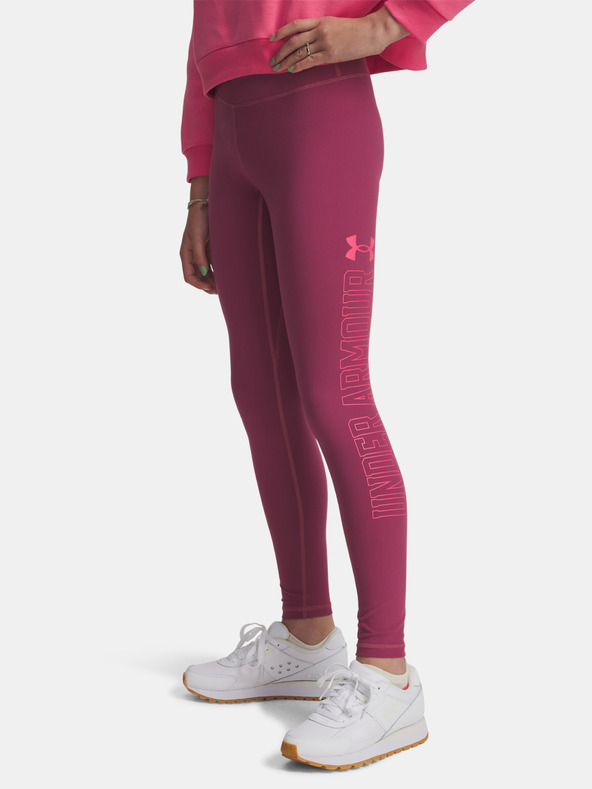 Under Armour Mädchen Leggings Under Armour UA Motion Branded Legging-RED