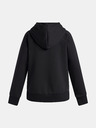 Under Armour Mädchen Sweatjacke Under Armour UA Rival Flc Shimmer Hdy-BLK