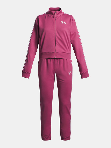 Under Armour Mädchen Set Under Armour UA Icon Knit Crop Tracksuit-RED