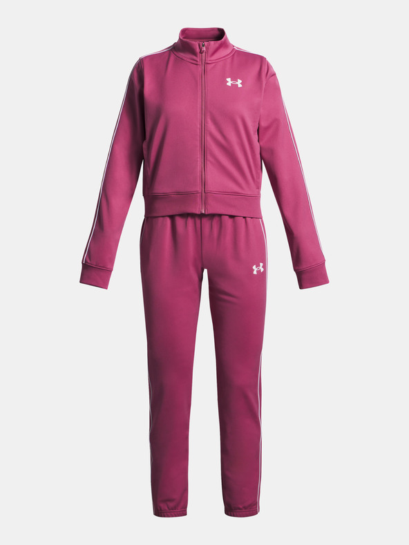 Under Armour Mädchen Set Under Armour UA Icon Knit Crop Tracksuit-RED