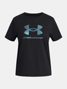 Under Armour Mädchen T-Shirt Under Armour UA G Rival Shimmer SS-BLK