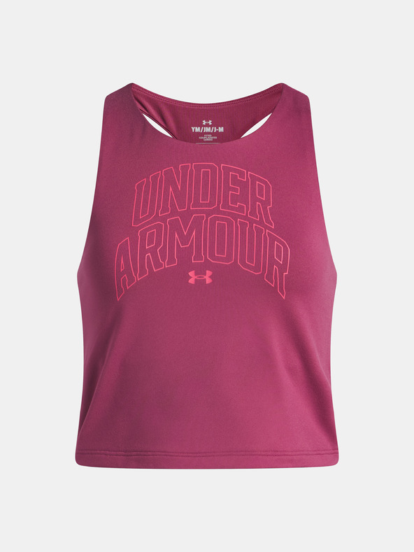 Under Armour Mädchen Top Under Armour UA Motion Branded Tank-RED