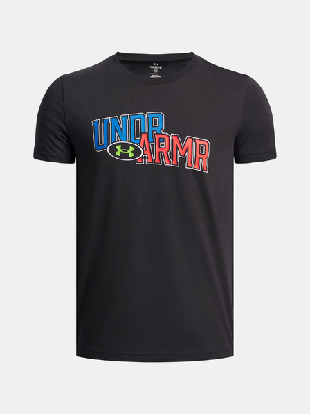 Under Armour Jungen T-Shirt Under Armour UA OVERLAY WM SS-BLK