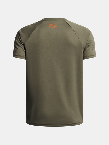 Under Armour Jungen T-Shirt Under Armour UA Tech Split Wordmark SS-GRN