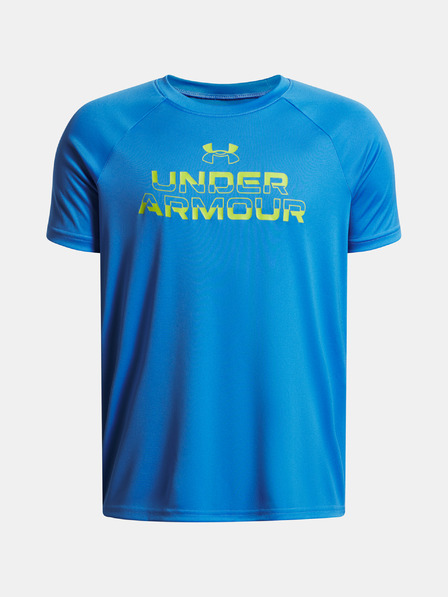Under Armour Jungen-T-Shirt Under Armour UA Tech Split Wordmark SS-BLU