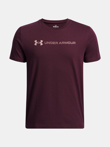 Under Armour Jungen-T-Shirt Under Armour UA B LOGO WORDMARK SS-RED