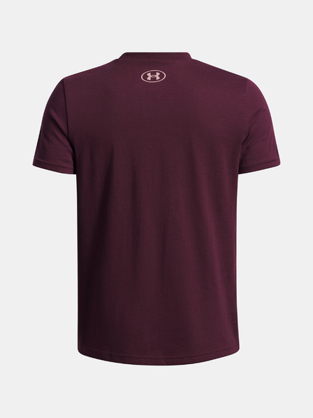 Under Armour Jungen-T-Shirt Under Armour UA B LOGO WORDMARK SS-RED