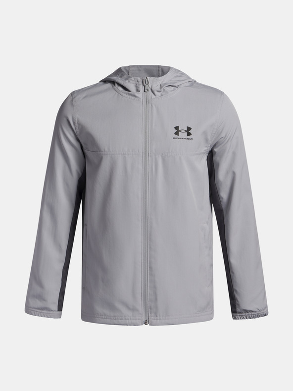 Under Armour Jungen-Jacke Under Armour UA B Rival Wvn Jacket-GRY