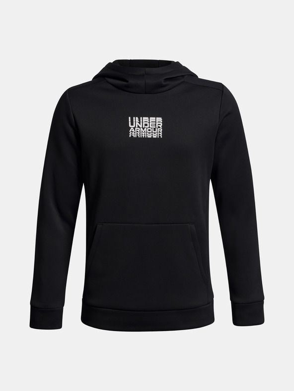 Under Armour Jungen Hoodie Under Armour UA Armour Flc Retro Grphc HD-BLK