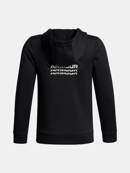 Under Armour Jungen Hoodie Under Armour UA Armour Flc Retro Grphc HD-BLK