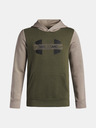 Under Armour Jungen Hoodie Under Armour UA Rival Flc Cblck Grphc HD-GRN