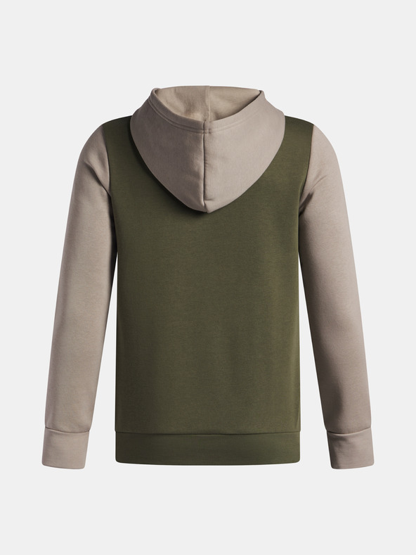 Under Armour Jungen Hoodie Under Armour UA Rival Flc Cblck Grphc HD-GRN