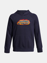 Under Armour Jungen Hoodie Under Armour UA Rival Flc Flamin Wdmrk HD-BLU