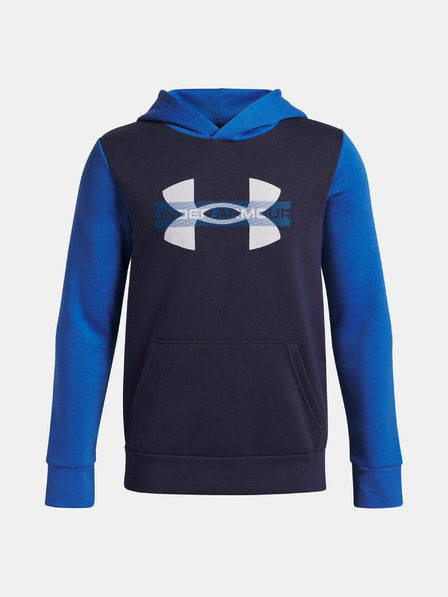 Under Armour Jungen Hoodie Under Armour UA Rival Flc Cblck Grphc HD-BLU