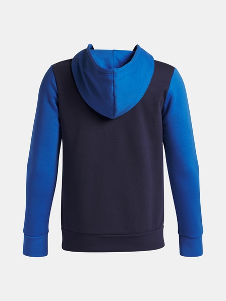 Under Armour Jungen Hoodie Under Armour UA Rival Flc Cblck Grphc HD-BLU