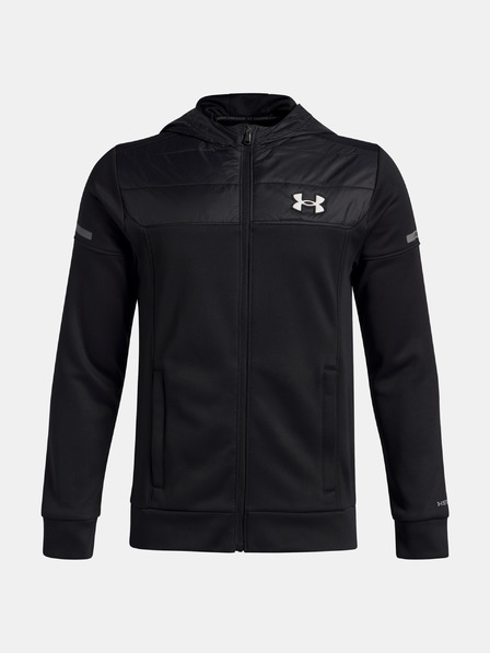 Under Armour Jungen Hoodie Under Armour UA Armour Flc Pro Utility FZ-BLK