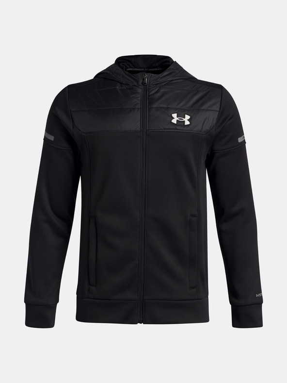 Under Armour Jungen Hoodie Under Armour UA Armour Flc Pro Utility FZ-BLK