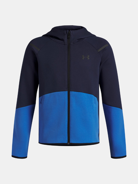 Under Armour Jungen Hoodie Under Armour UA B Unstoppable Flc FZ-BLU