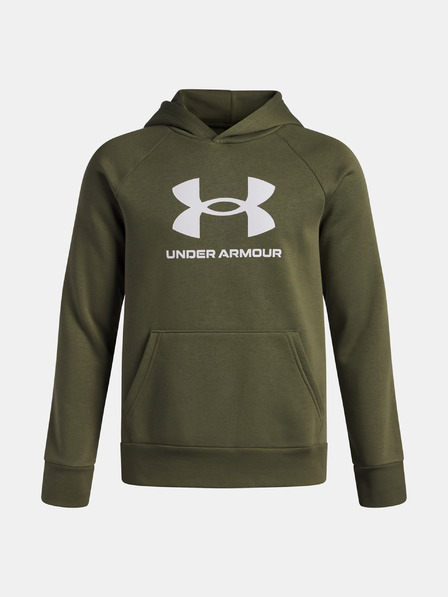 Under Armour Jungen Hoodie Under Armour UA Rival Fleece BL Hoodie-GRN