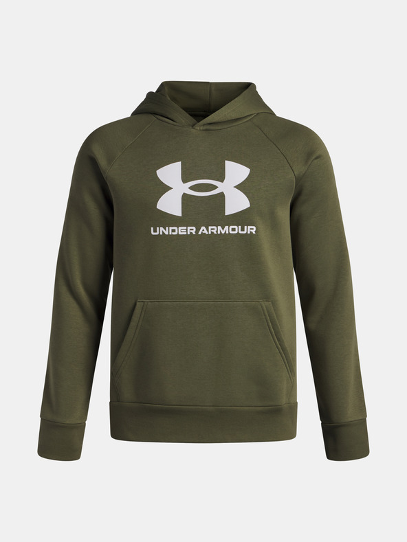Under Armour Jungen Hoodie Under Armour UA Rival Fleece BL Hoodie-GRN