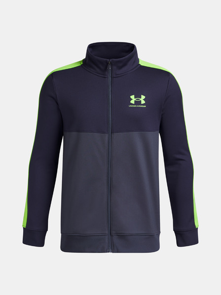 Under Armour Jungen Anzug Under Armour UA Rival CB Knit Track Suit-GRY