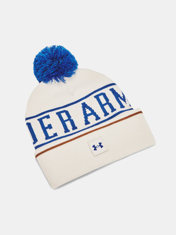 Under Armour Herren Mütze Under Armour M Halftime Pom Beanie-WHT
