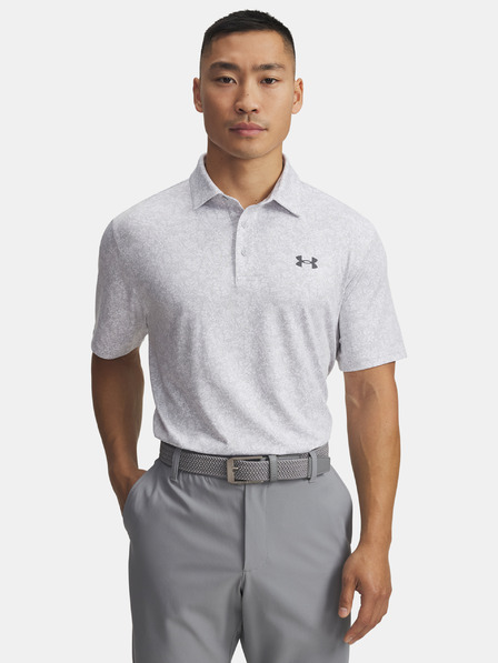 Under Armour Herren Under Armour UA Playoff 3.0 Gedrucktes Polo-WHT