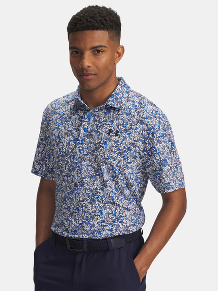 Under Armour Herren T-Shirt Under Armour UA Playoff 3.0 Printed Polo-BLU