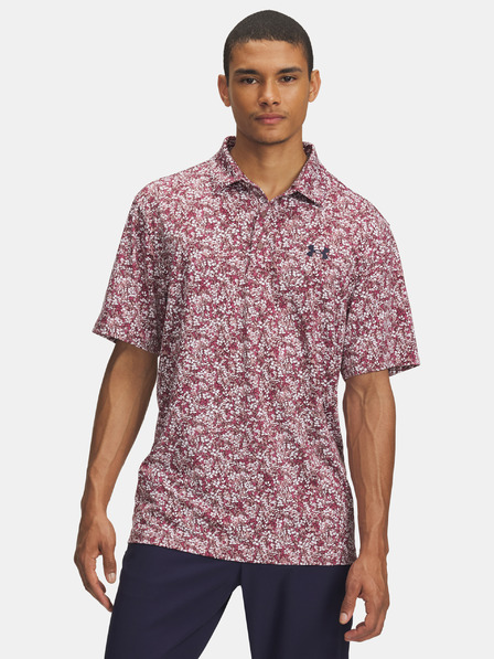 Under Armour Herren-Poloshirt Under Armour UA Playoff 3.0 Printed Polo-PNK