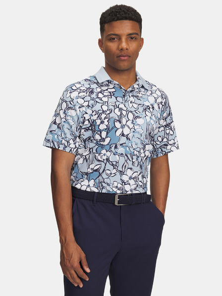 Under Armour Herren-Shirt Under Armour UA Drive Chill Printed Polo-BLU