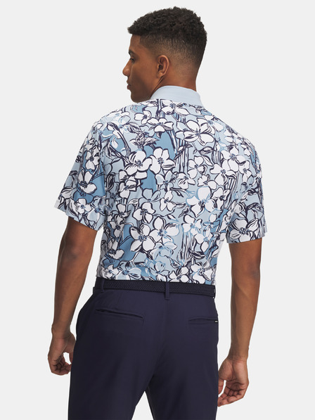 Under Armour Herren-Shirt Under Armour UA Drive Chill Printed Polo-BLU