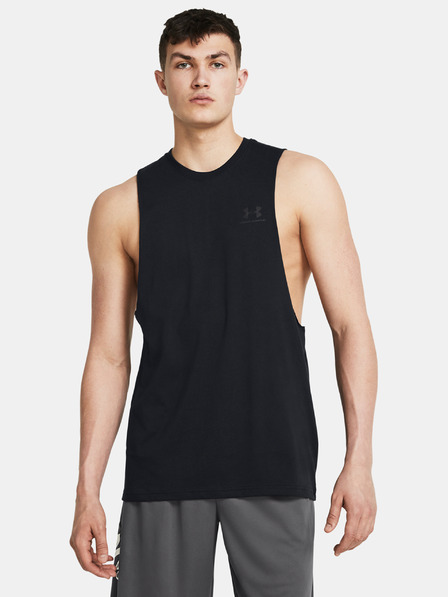 Under Armour Herren-Top Under Armour UA LEFT CHEST CUT OFF TANK-BLK