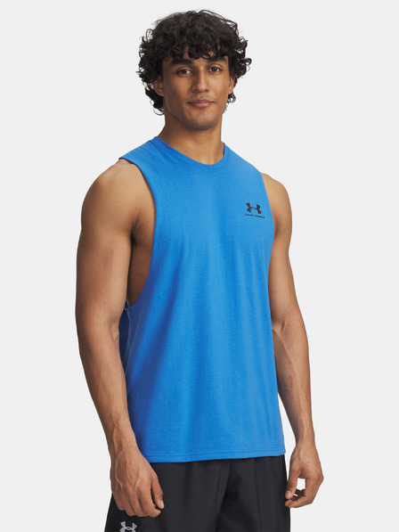 Under Armour Herren-Top Under Armour UA LEFT CHEST CUT OFF TANK-BLU