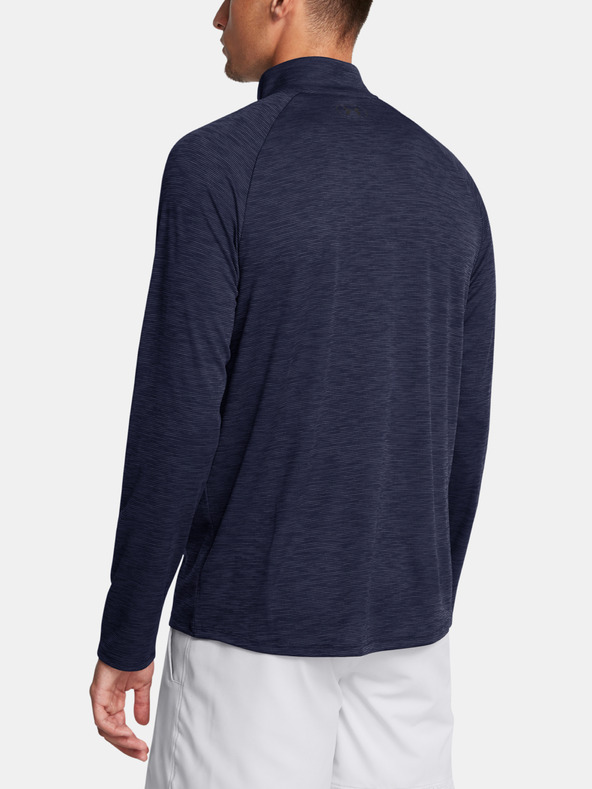 Under Armour Herren-Shirt Under Armour UA Tech Textured 1/2 Zip-BLU