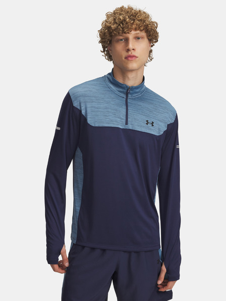 Under Armour Herren T-Shirt Under Armour UA Tech Utility 1/4 Zip-BLU