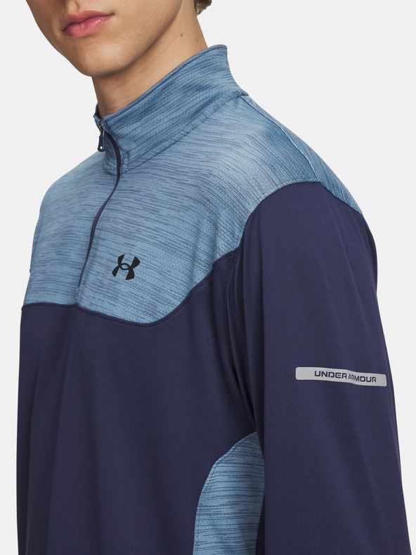 Under Armour Herren T-Shirt Under Armour UA Tech Utility 1/4 Zip-BLU