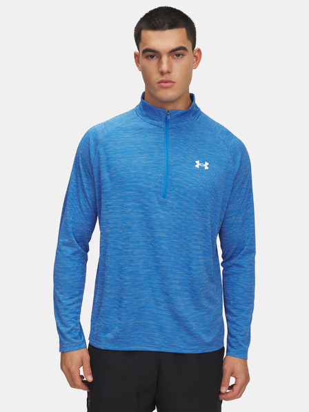 Under Armour Herren-Shirt Under Armour UA Tech Textured 1/2 Zip-BLU