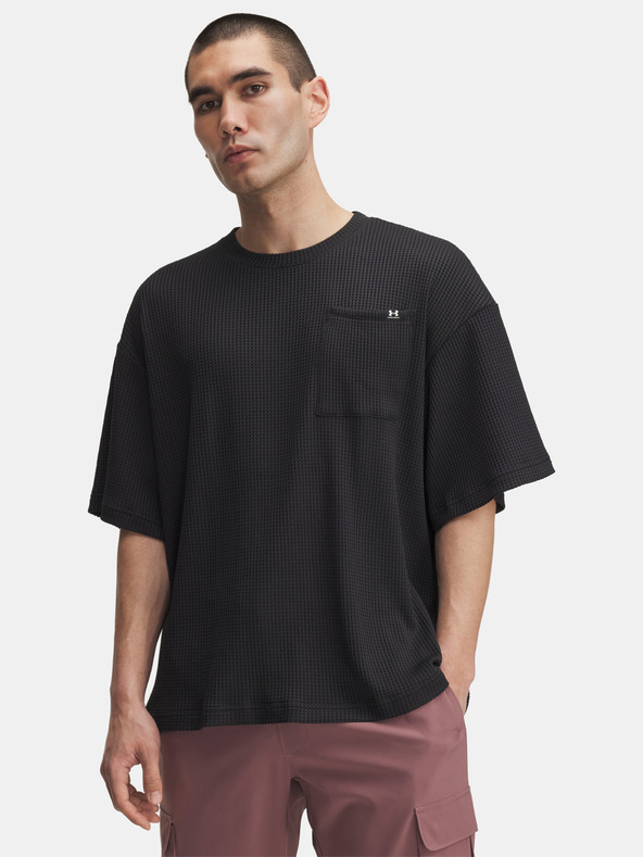 Under Armour Herren-Shirt Under Armour UA Rival Waffle Crew-BLK