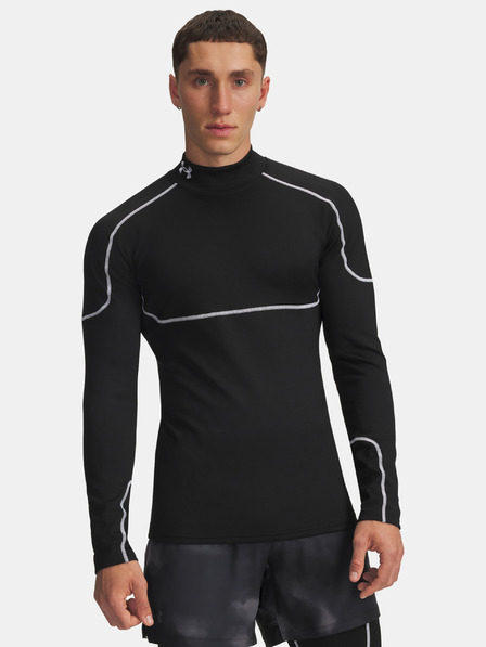 Under Armour Herren-Shirt Under Armour Cold Weather Grid LS Mock-BLK