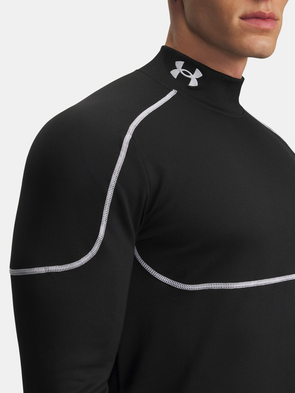 Under Armour Herren-Shirt Under Armour Cold Weather Grid LS Mock-BLK