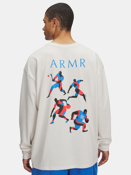 Under Armour Herren-Shirt Under Armour UA HWT MODERN SPORT OS LS-WHT