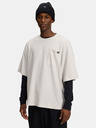 Under Armour Herren T-Shirt Under Armour UA Rival Waffle Crew-WHT
