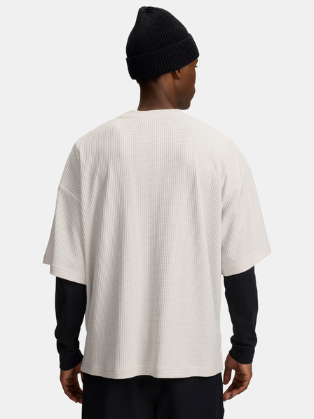 Under Armour Herren T-Shirt Under Armour UA Rival Waffle Crew-WHT
